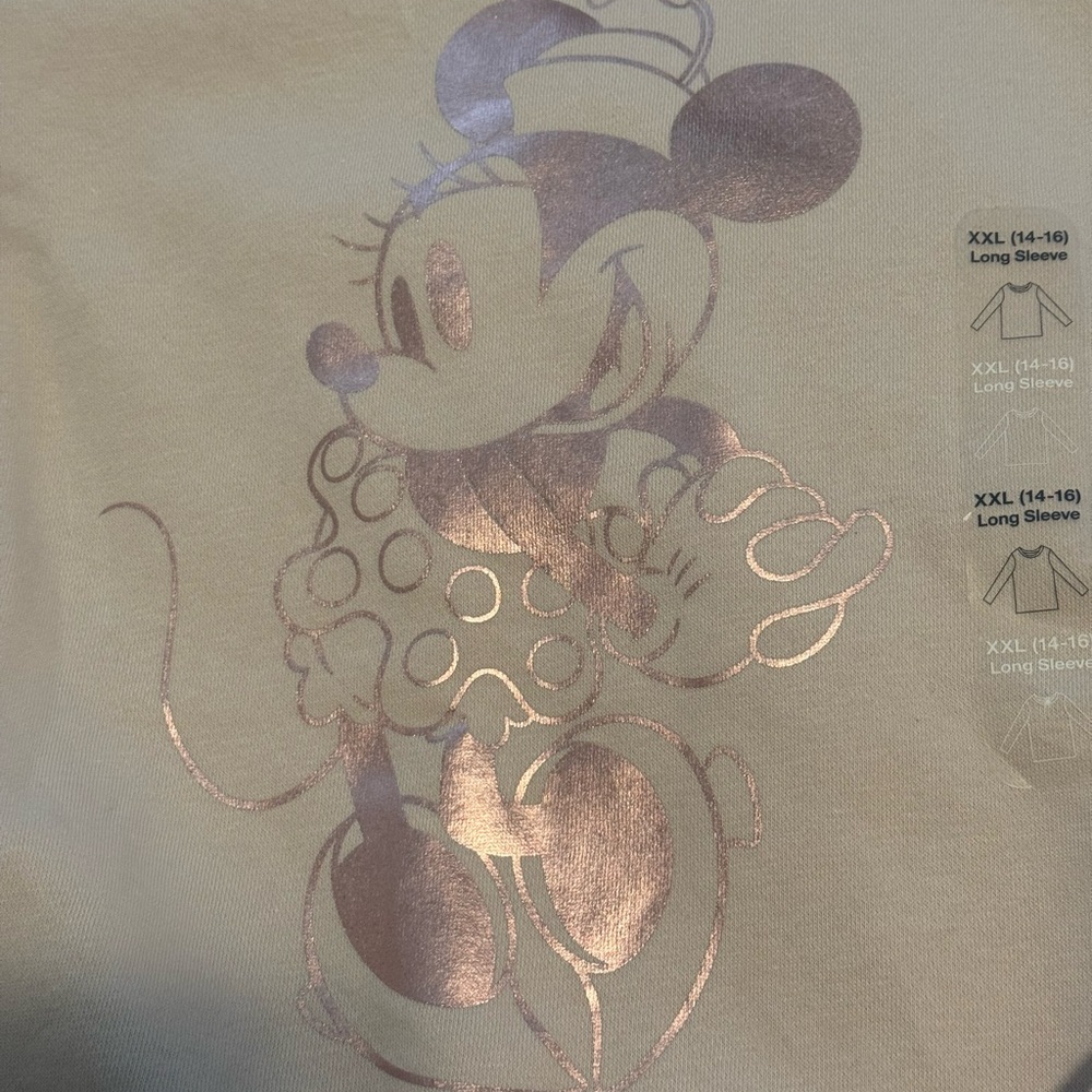 GAP Kids Disney Minnie Mouse Long Sleeve Sweatshirt - Pink
